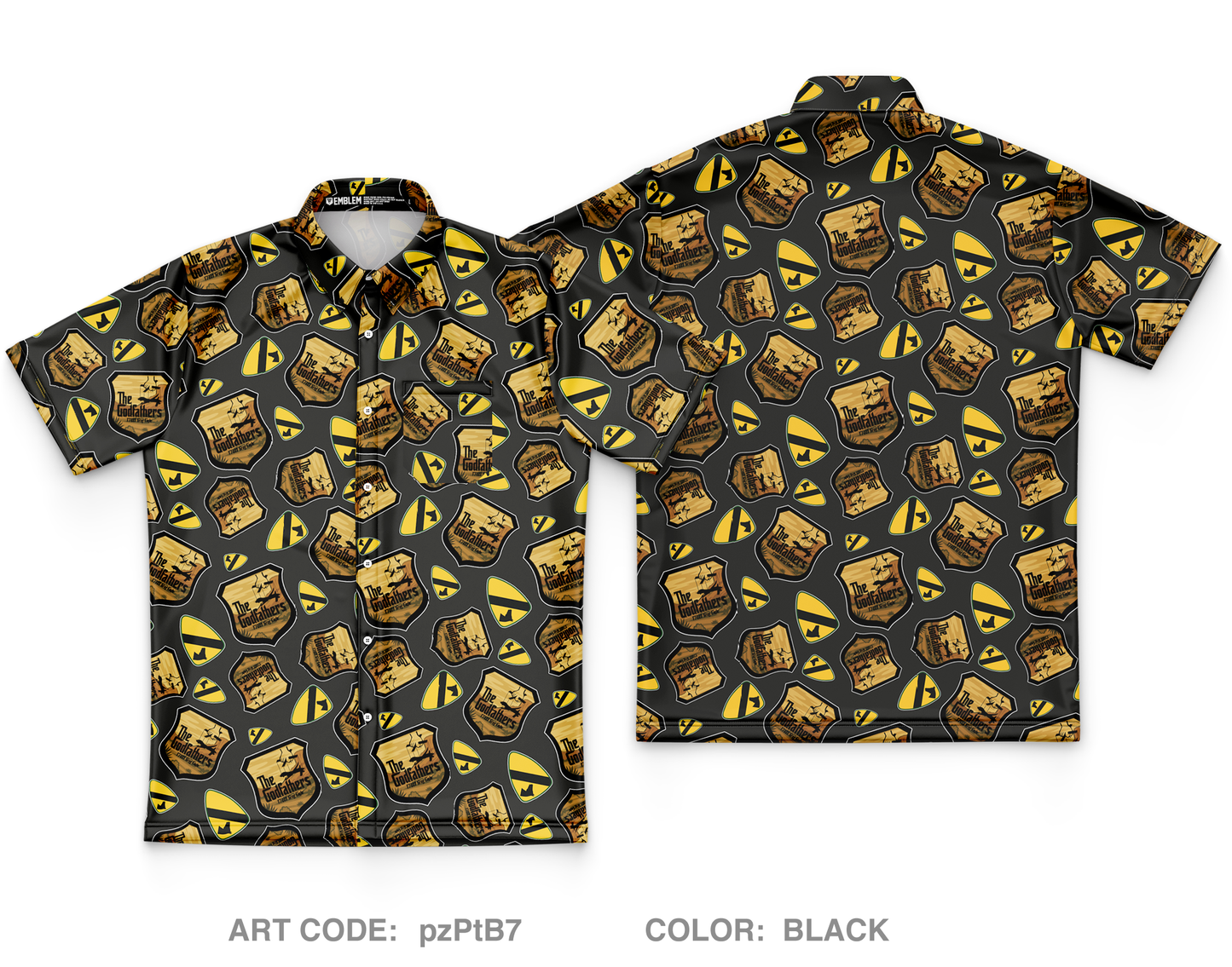 F/227 GODFATHERS Core Men's SS Performance Party Shirt - pzPtB7