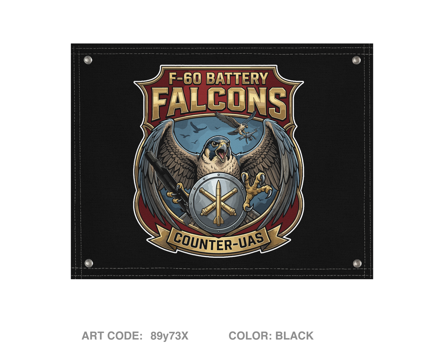 F-60th Banner Flag - 89y73X