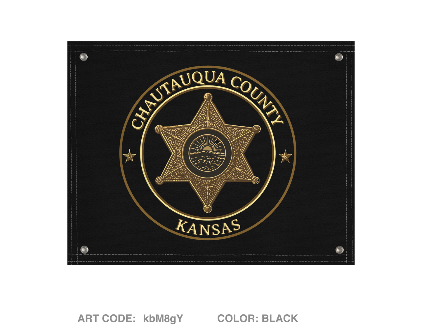 Chautauqau County Sheriffs Office/ Sedan PD Banner Flag - kbM8gY