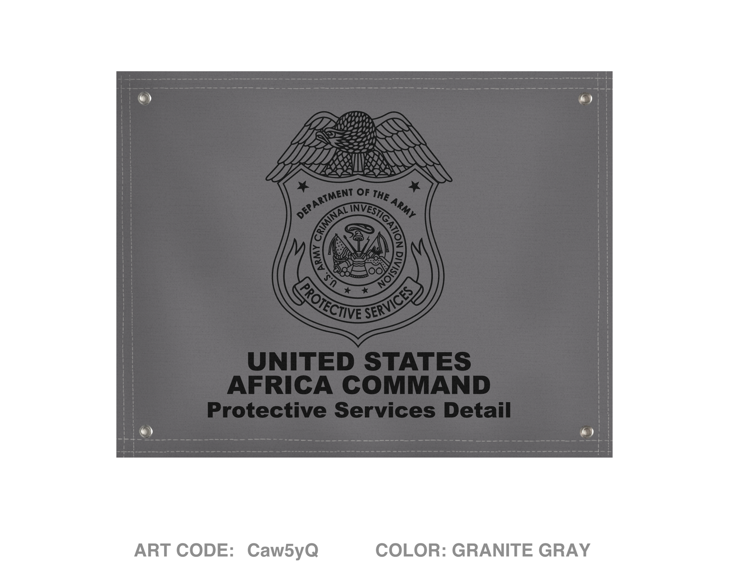 AFRICOM-PSD Banner Flag - Caw5yQ