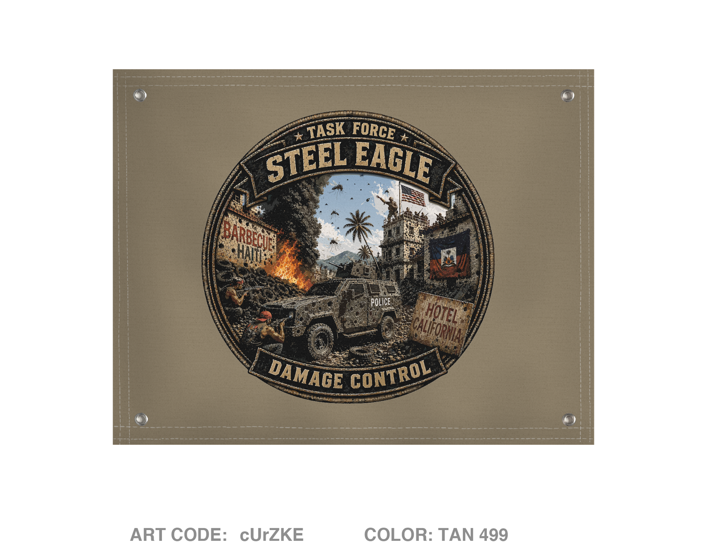 Damage Control Banner Flag - cUrZKE