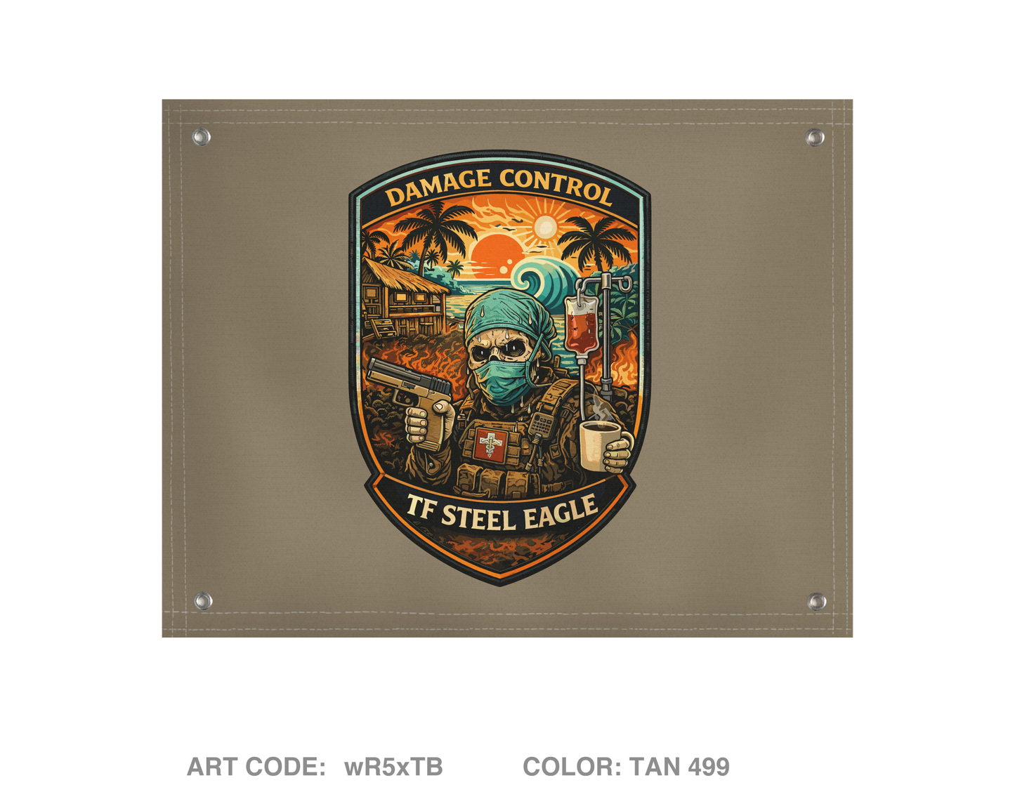 Island Time Banner Flag - wR5xTB