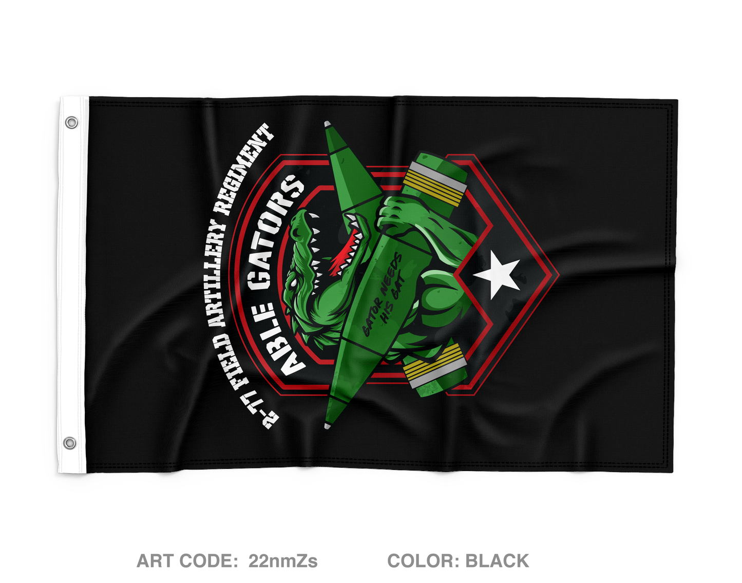 A BTRY 2-77 FA Wall Flag - 22nmZs