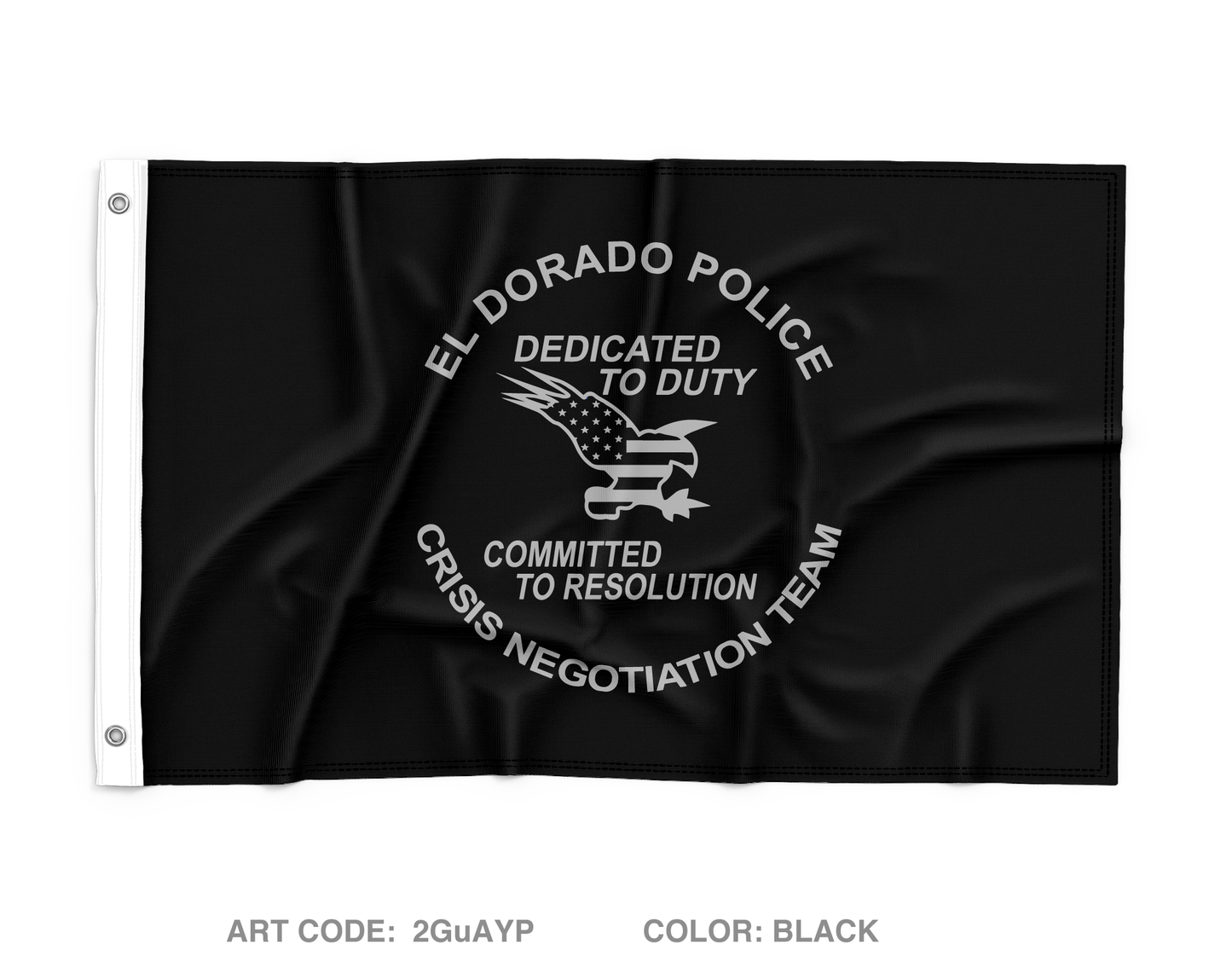 El Dorado Police Department Crisis Negotiation Team Wall Flag - 2GuAYP