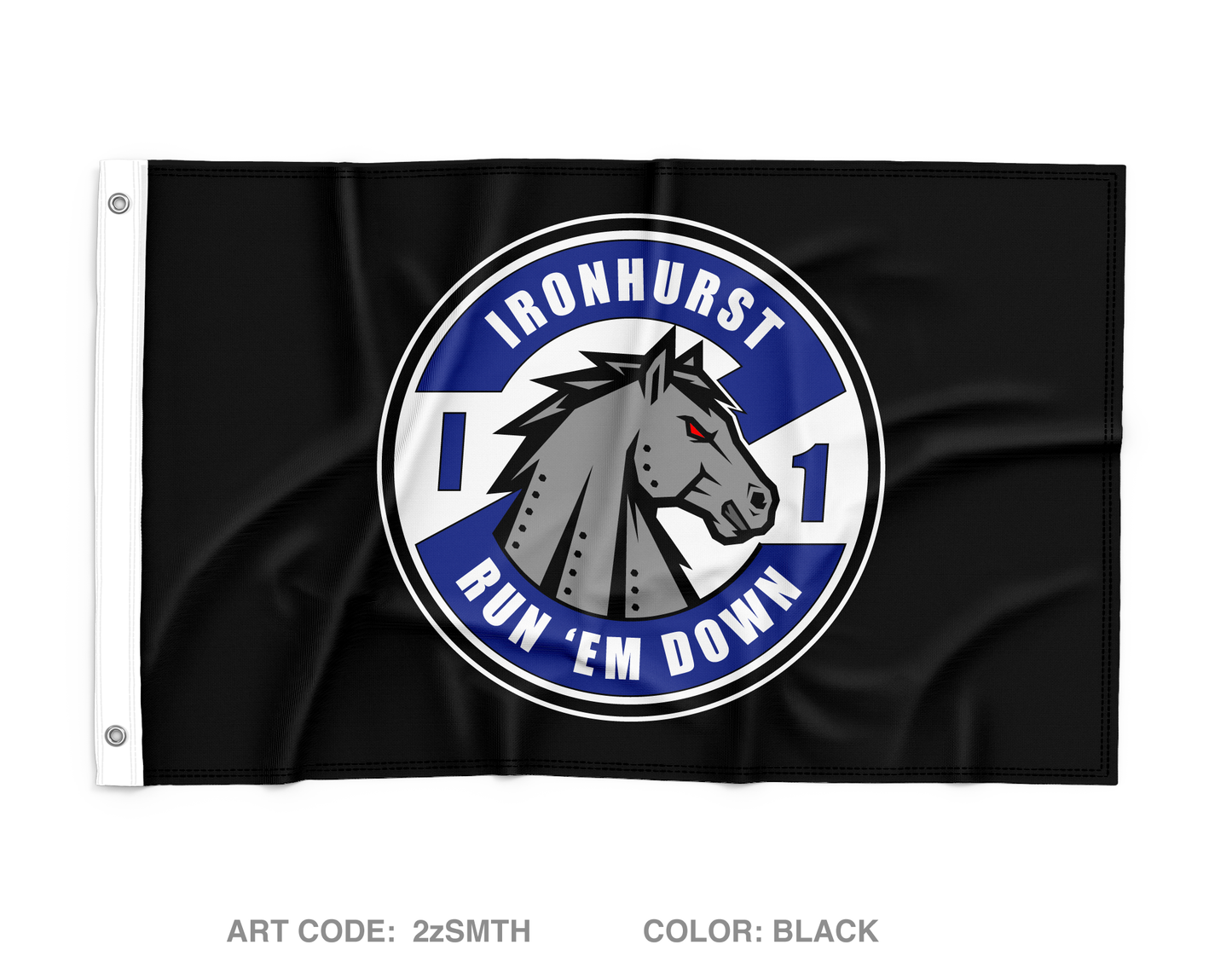 India Company, First Regiment Sandhurst Wall Flag - 2zSMTH