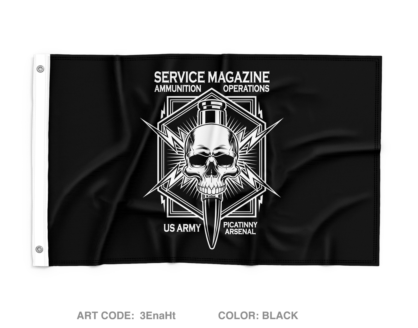 Explosive Ordnance Disposal Technology Division (EOD) Wall Flag - 3EnaHt