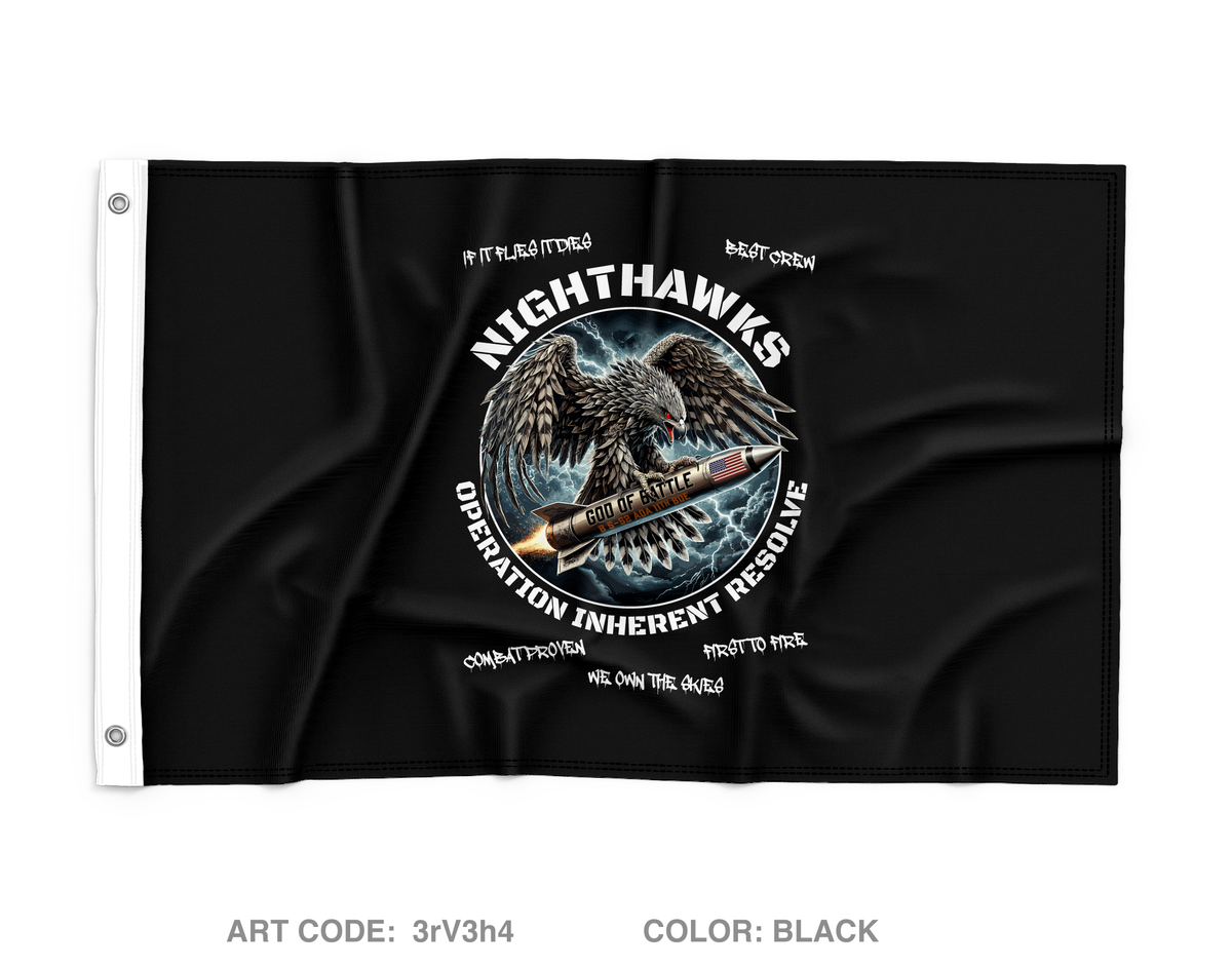 B 5-52 ADA 11th BDE Wall Flag - 3rV3h4