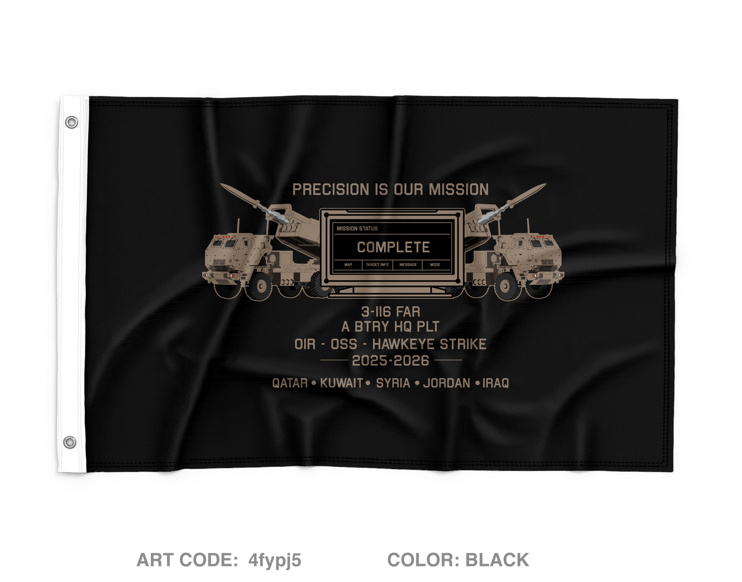 Alpha Battery 3-116FAR Wall Flag - 4fypj5