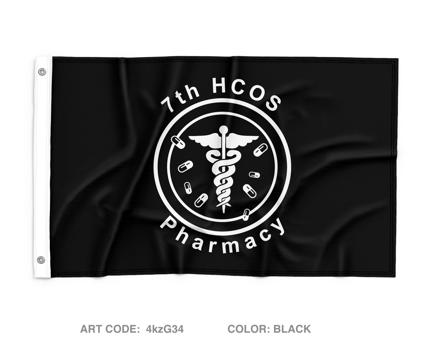 7 HCOS Pharmacy Wall Flag - 4kzG34