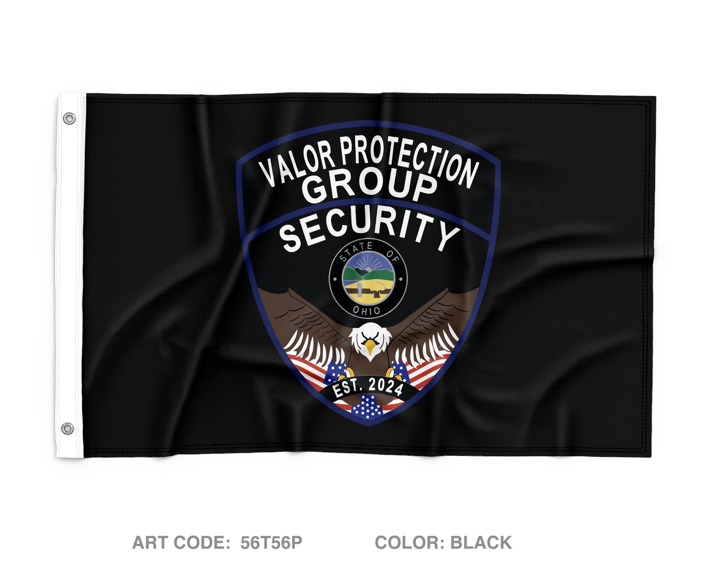 Valor Protection Group Wall Flag - 56T56P