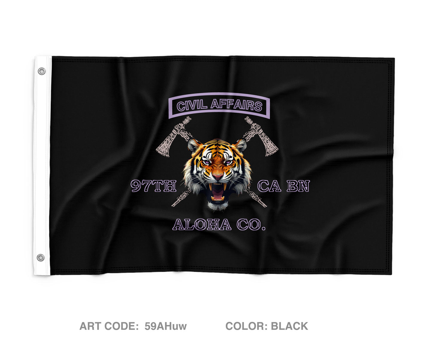 B/97th Civil Affairs Battalion Store 1 Wall Flag - 59AHuw