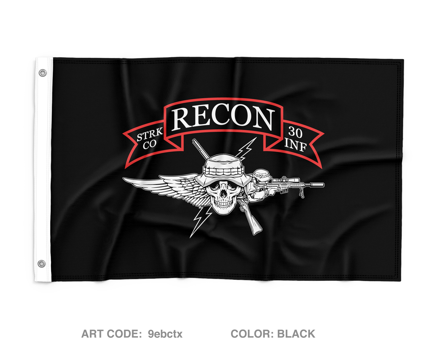 Scout PLT, 2-30 IN Wall Flag - 9ebctx