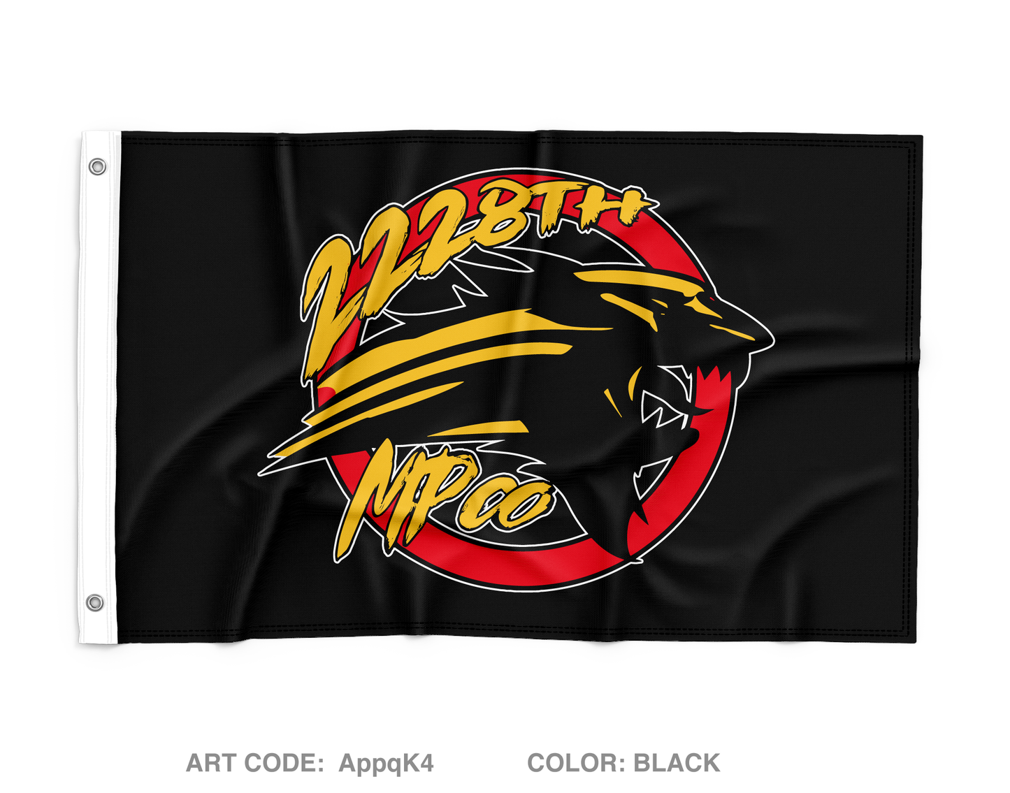 2228th MP CO Wall Flag - AppqK4