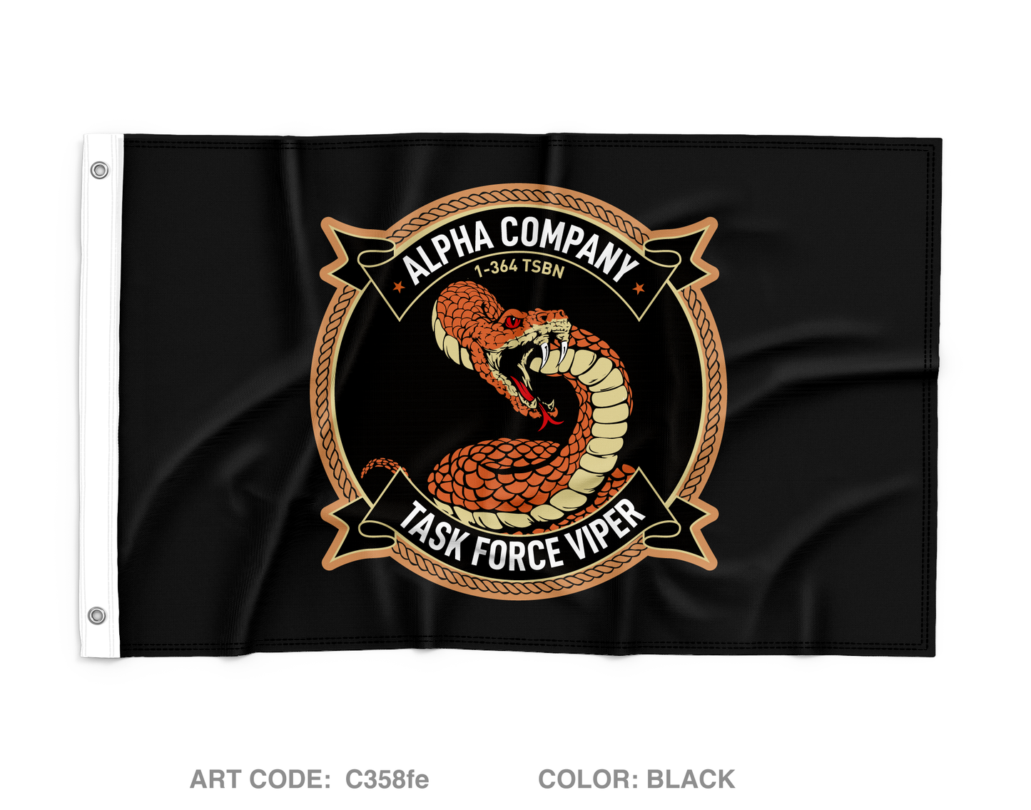 CRC Alpha Company Wall Flag - C358fe