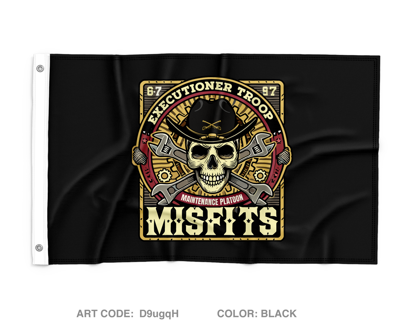2-6 Cav, Echo Troop (ETRP) Fundarising Collection Wall Flag - D9ugqH