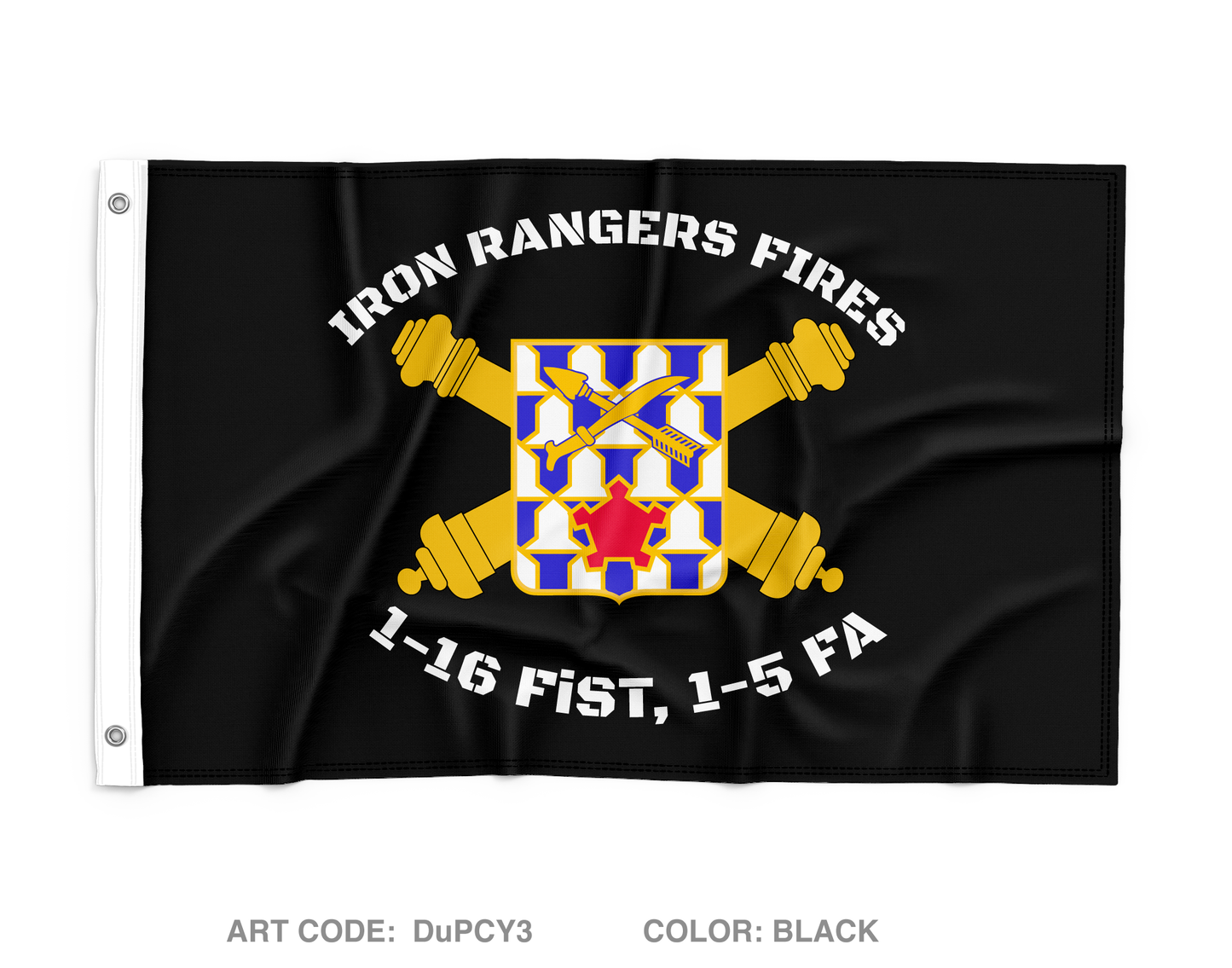 1-16 FiST, HHB, 1-5 FA Wall Flag - DuPCY3