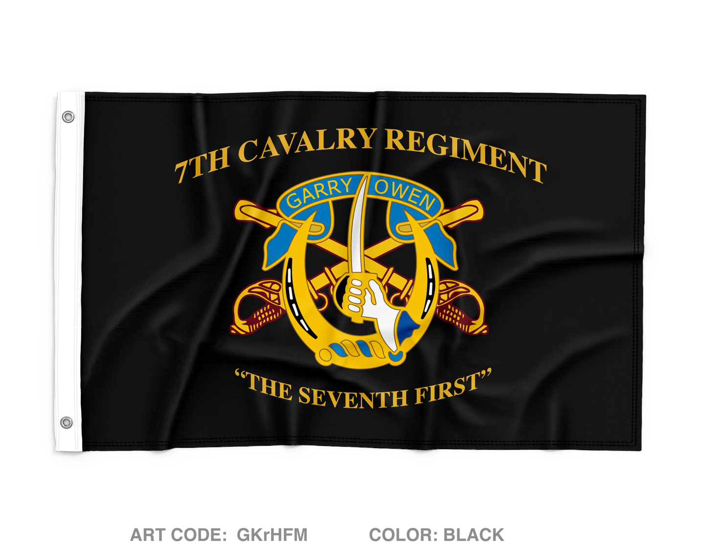 2-7 CAV Wall Flag - GKrHFM