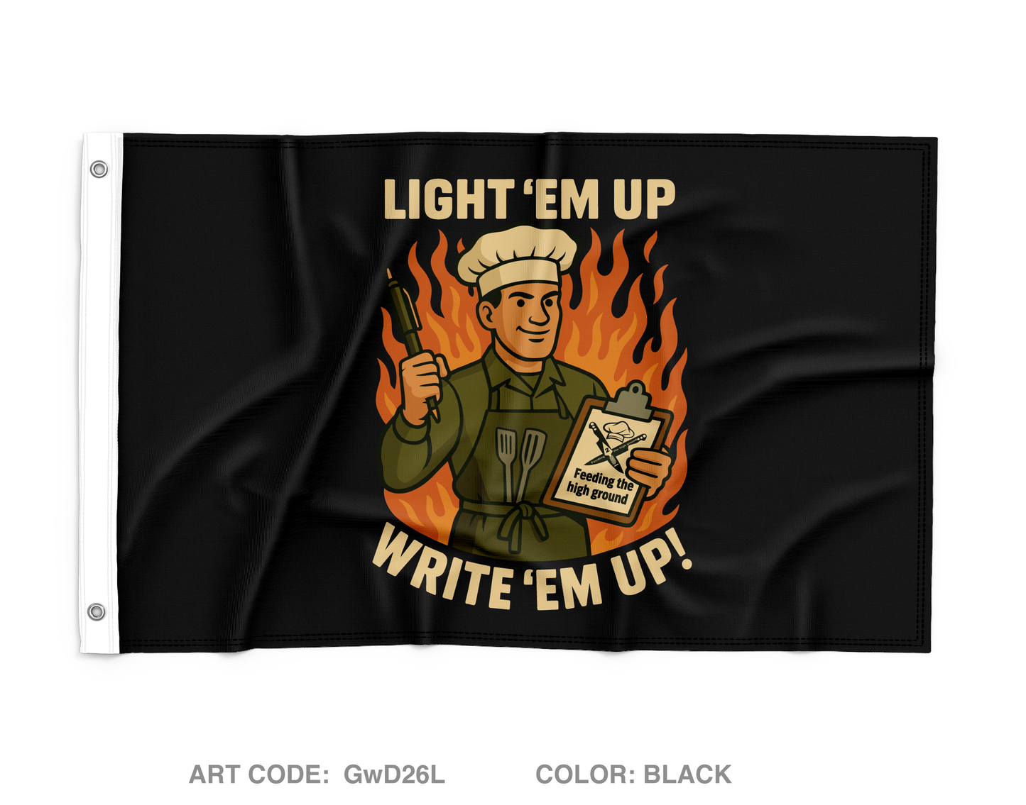 Lancer Bistro Wall Flag - GwD26L