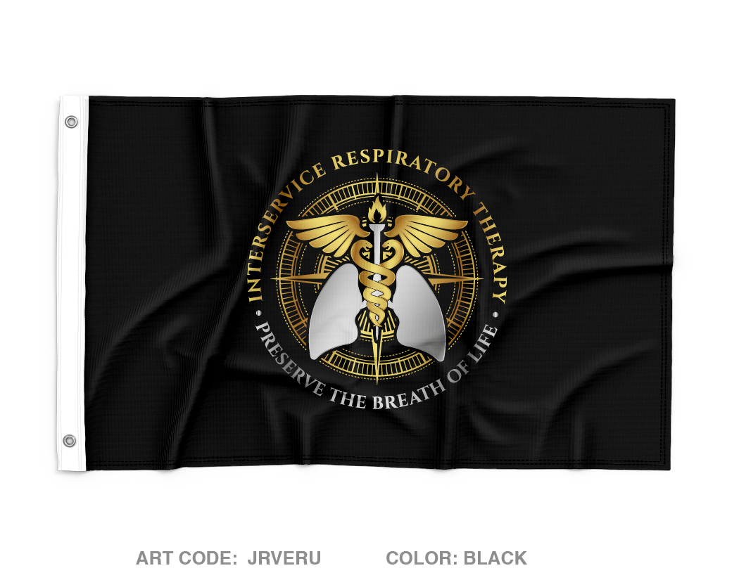 Interservice Respiratory Therapist Program Wall Flag - JRVERU