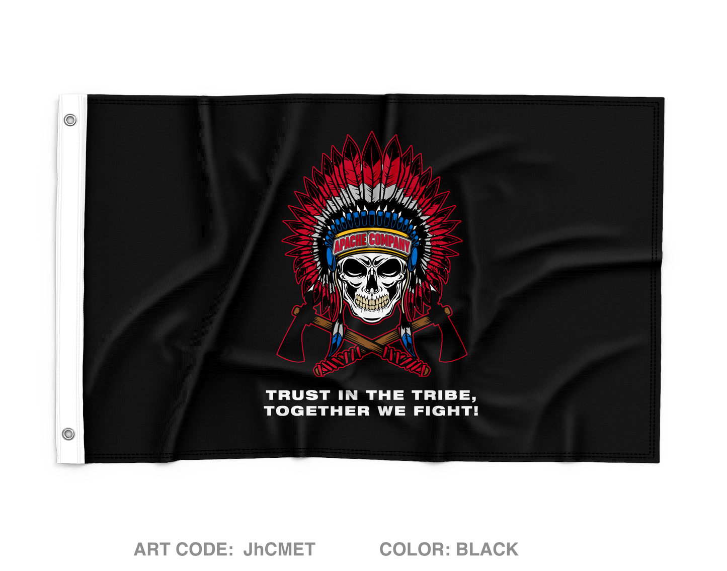 A Co, 309th MI BN Wall Flag - JhCMET