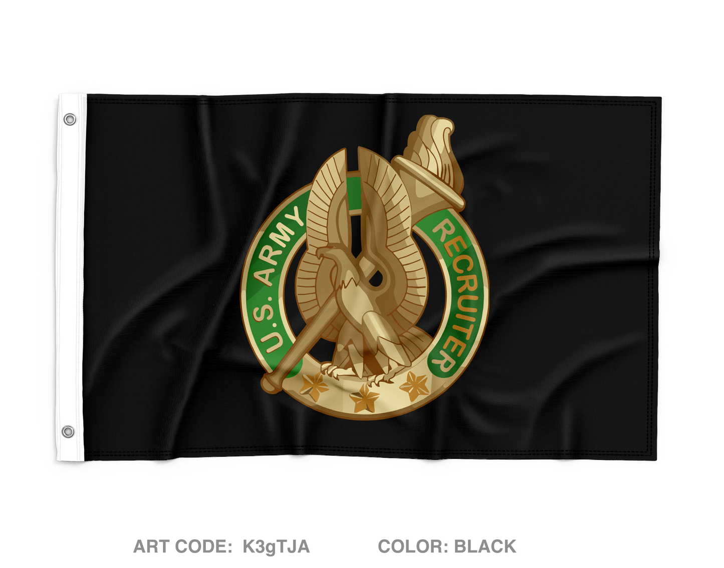 Kalamazoo Army Recruiting station Wall Flag - K3gTJA