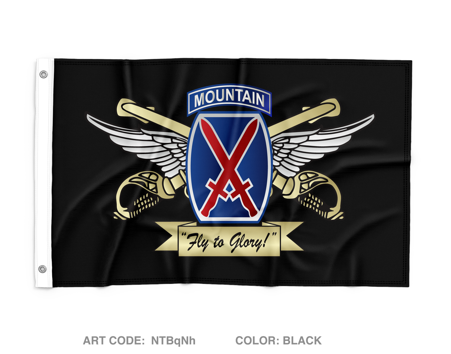 10th Combat Aviation Brigade Fundraising Collection Wall Flag - NTBqNh