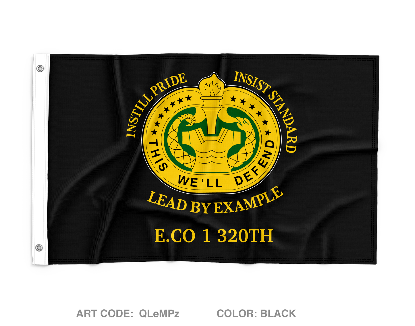 E 1-320 Wall Flag - QLeMPz