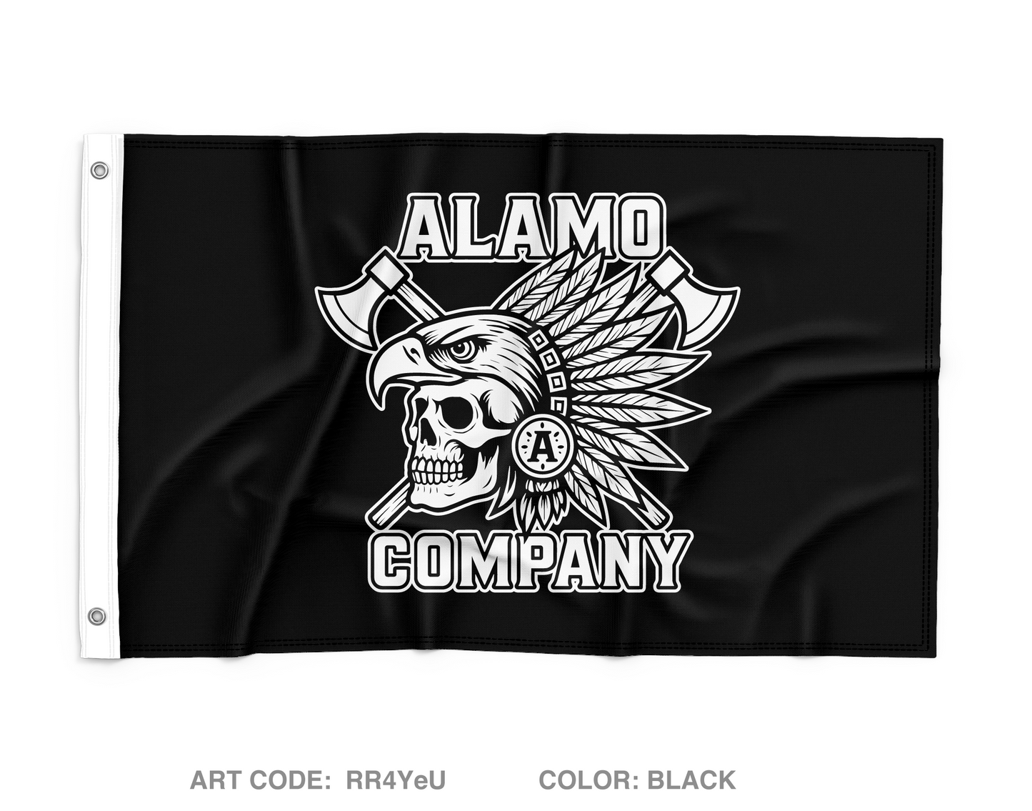 Alamo Company, 1-35 Infantry Wall Flag - RR4YeU