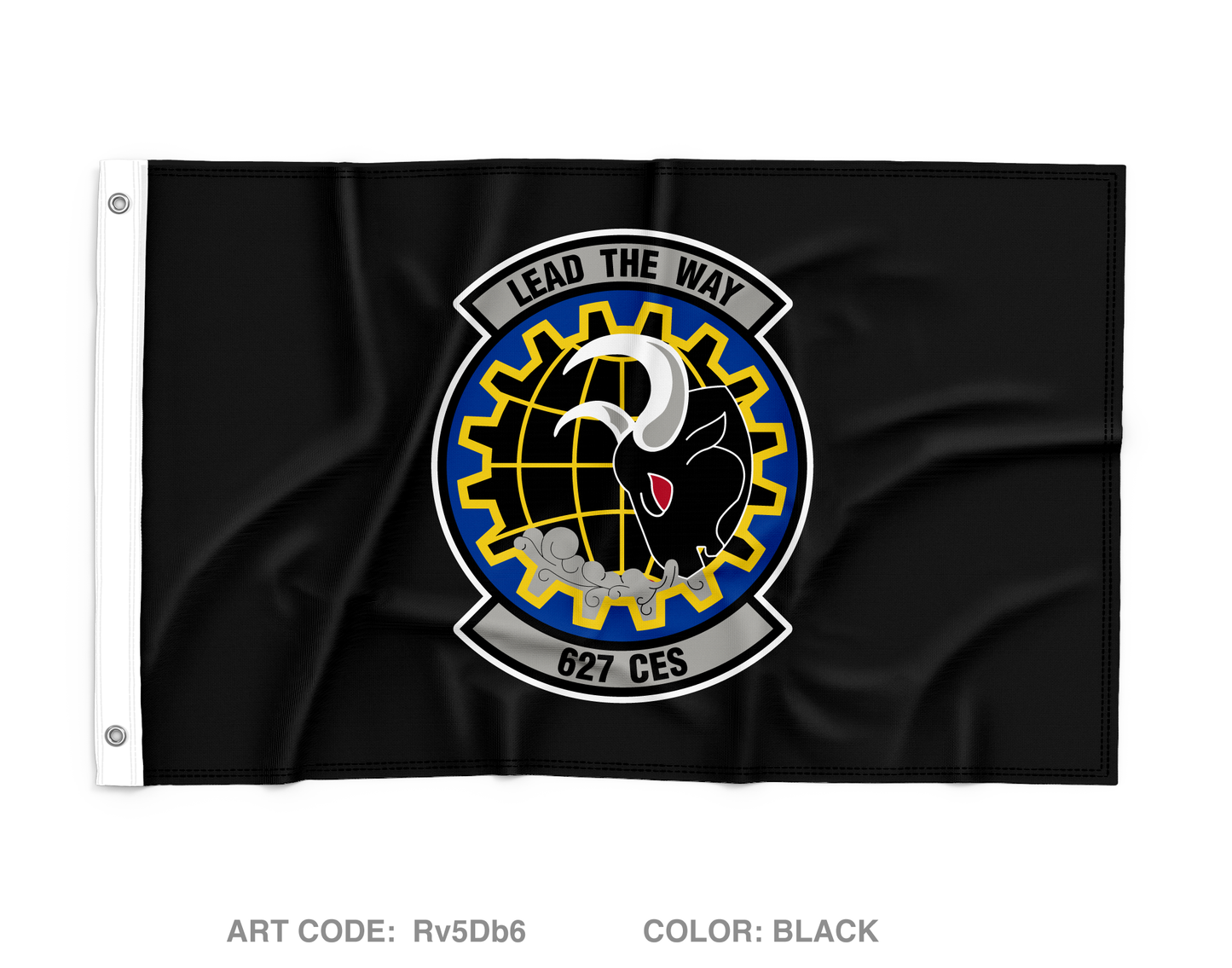 627th Civil Engineer Squadron Wall Flag - Rv5Db6