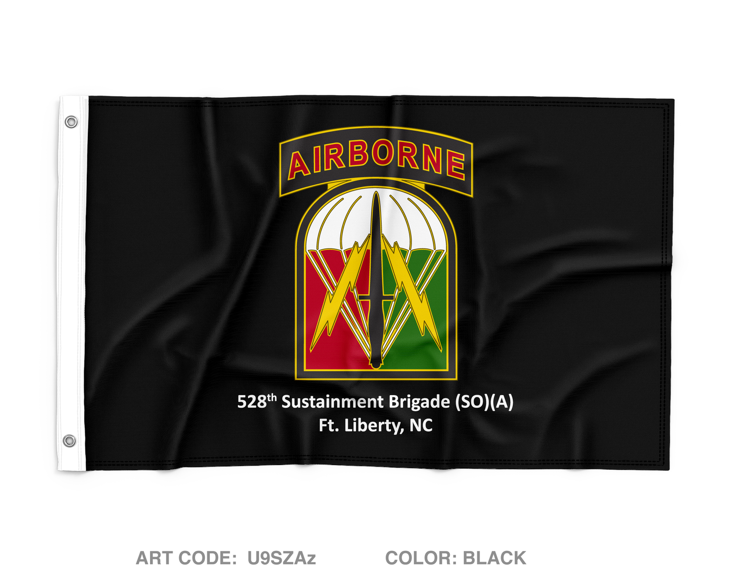 Special Troops Battalion, 528th Sustainment Brigade Wall Flag - U9SZAz