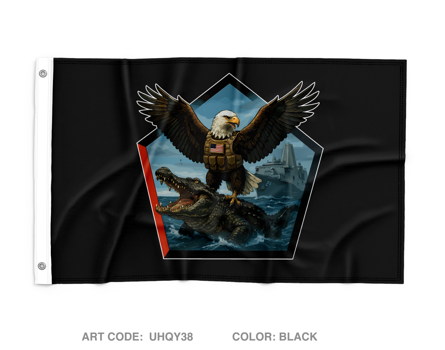 USS ARLINGTON Wall Flag - UHQY38
