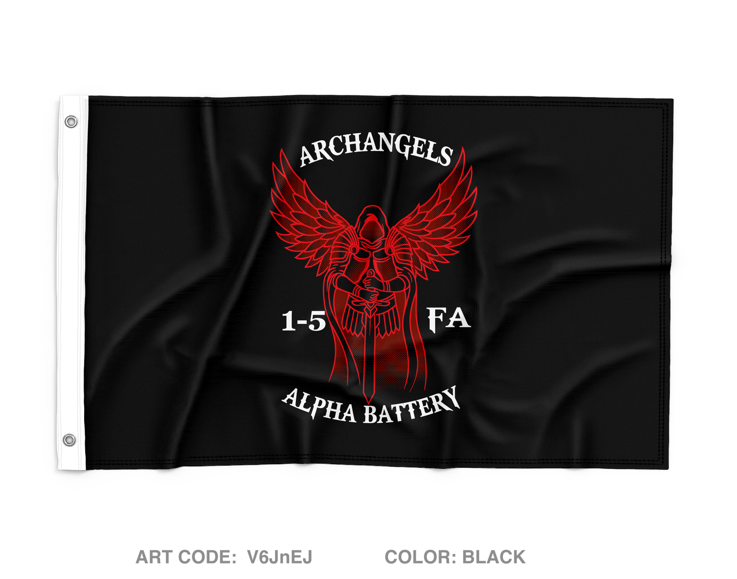 Alpha Battery Wall Flag - V6JnEJ