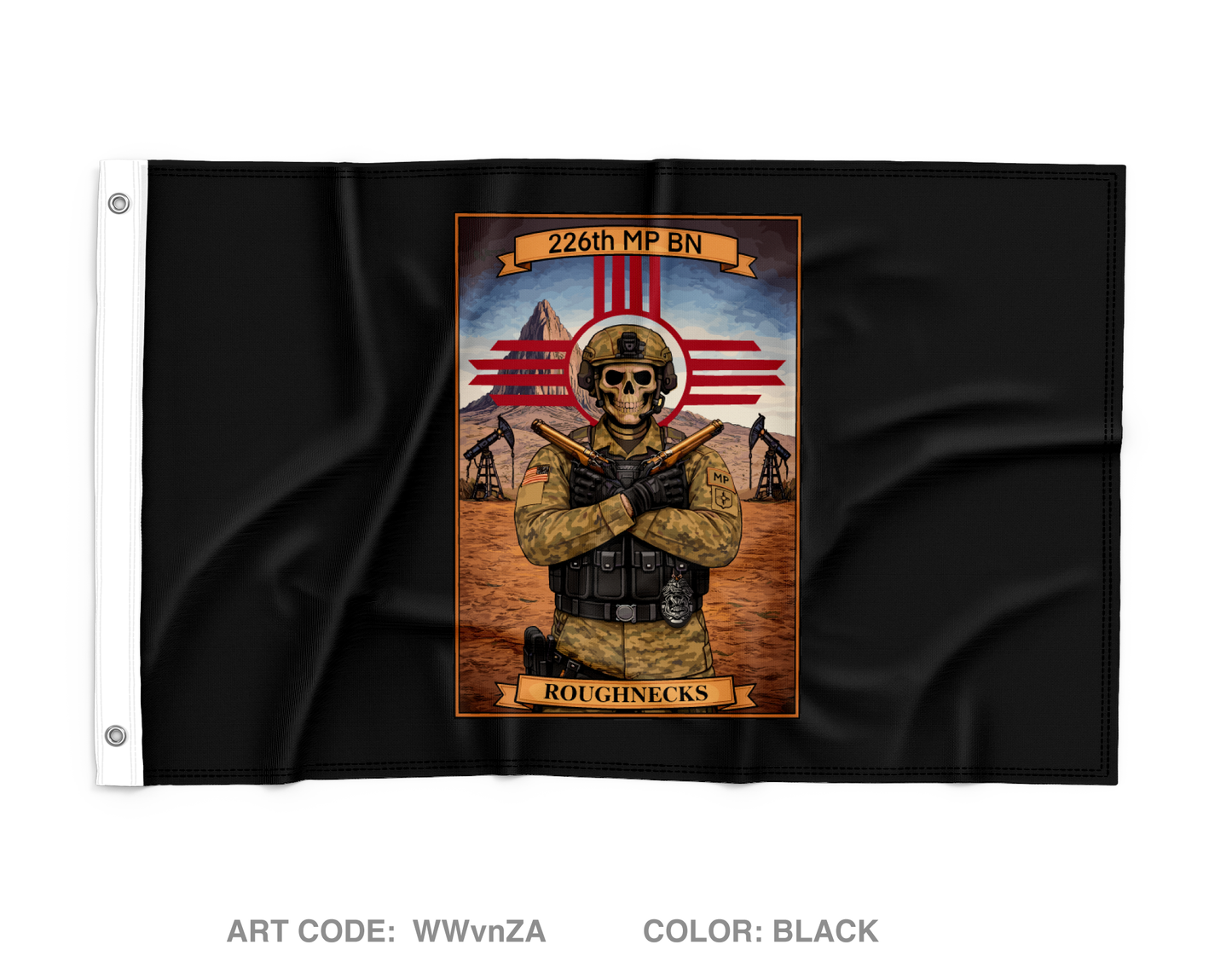 226th MP BN Wall Flag - WWvnZA