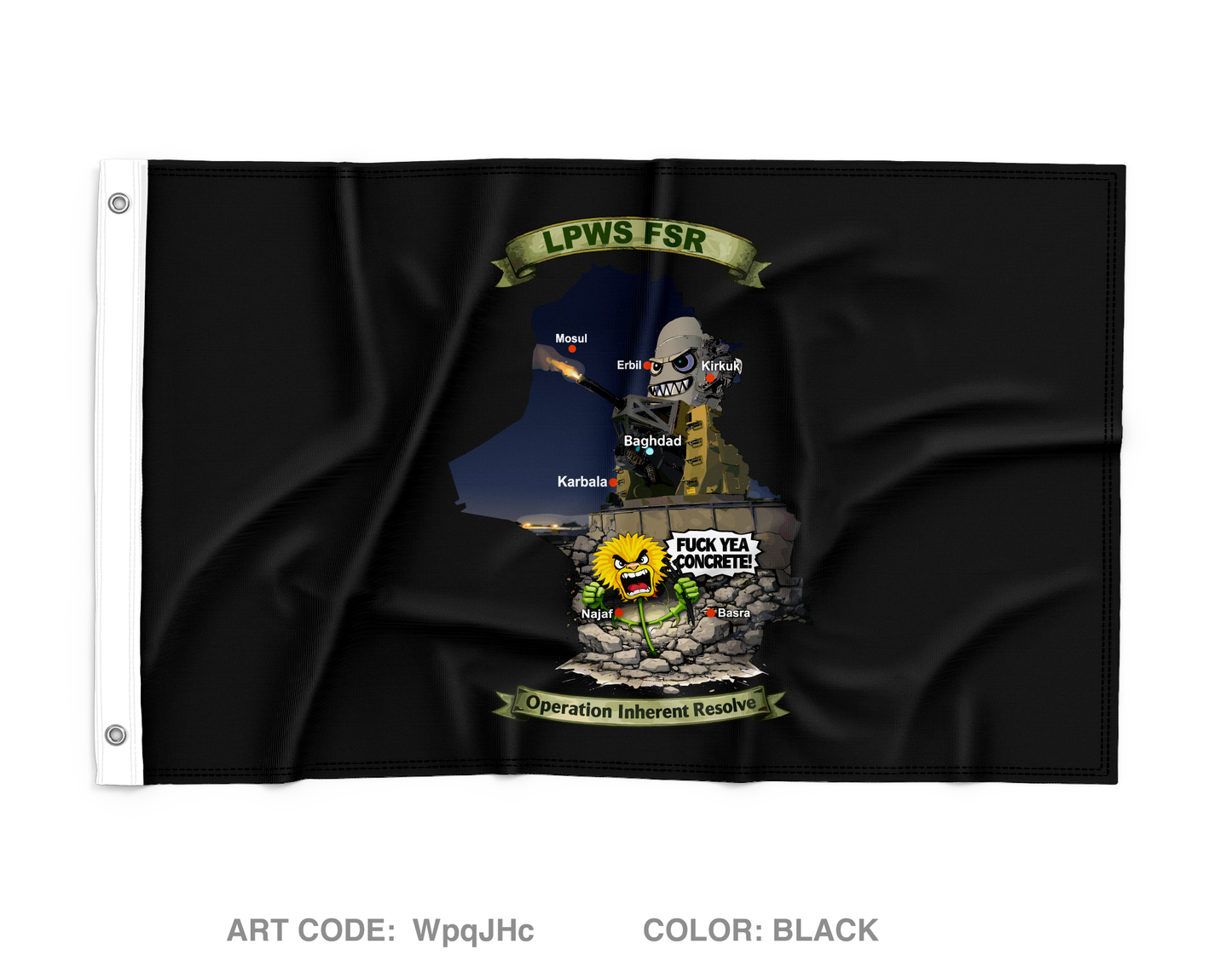 C-RAM Wall Flag - WpqJHc