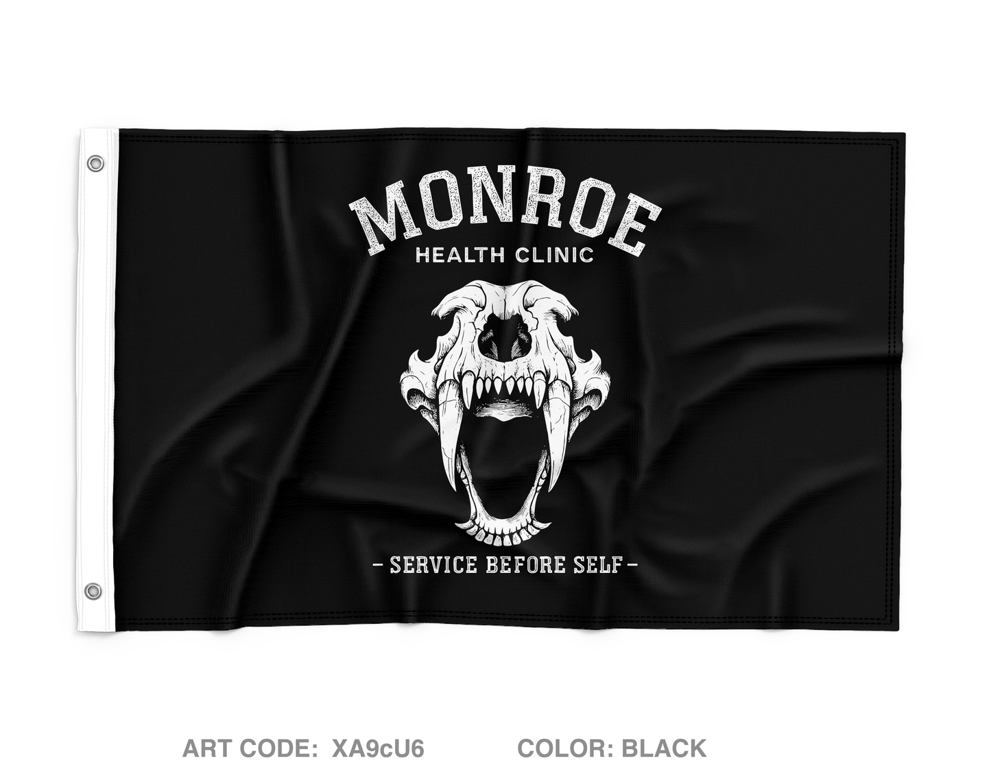 Monroe Health Clinic Wall Flag - XA9cU6