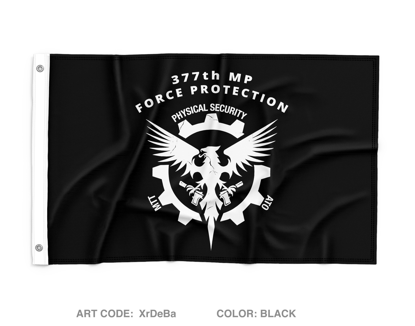 377th MP CO (FPG) Wall Flag - XrDeBa