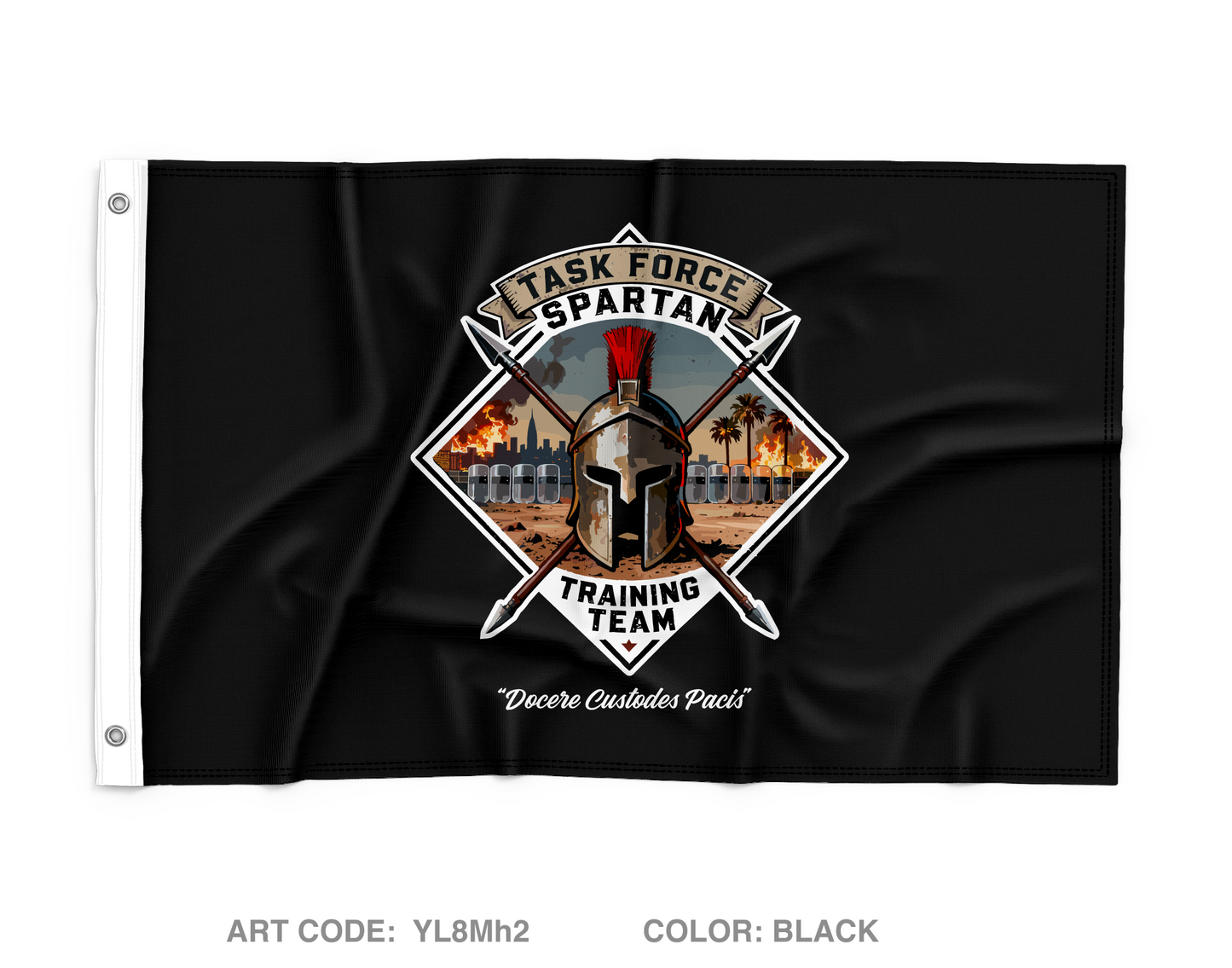 sk Force Spartan Training Team Wall Flag - YL8Mh2