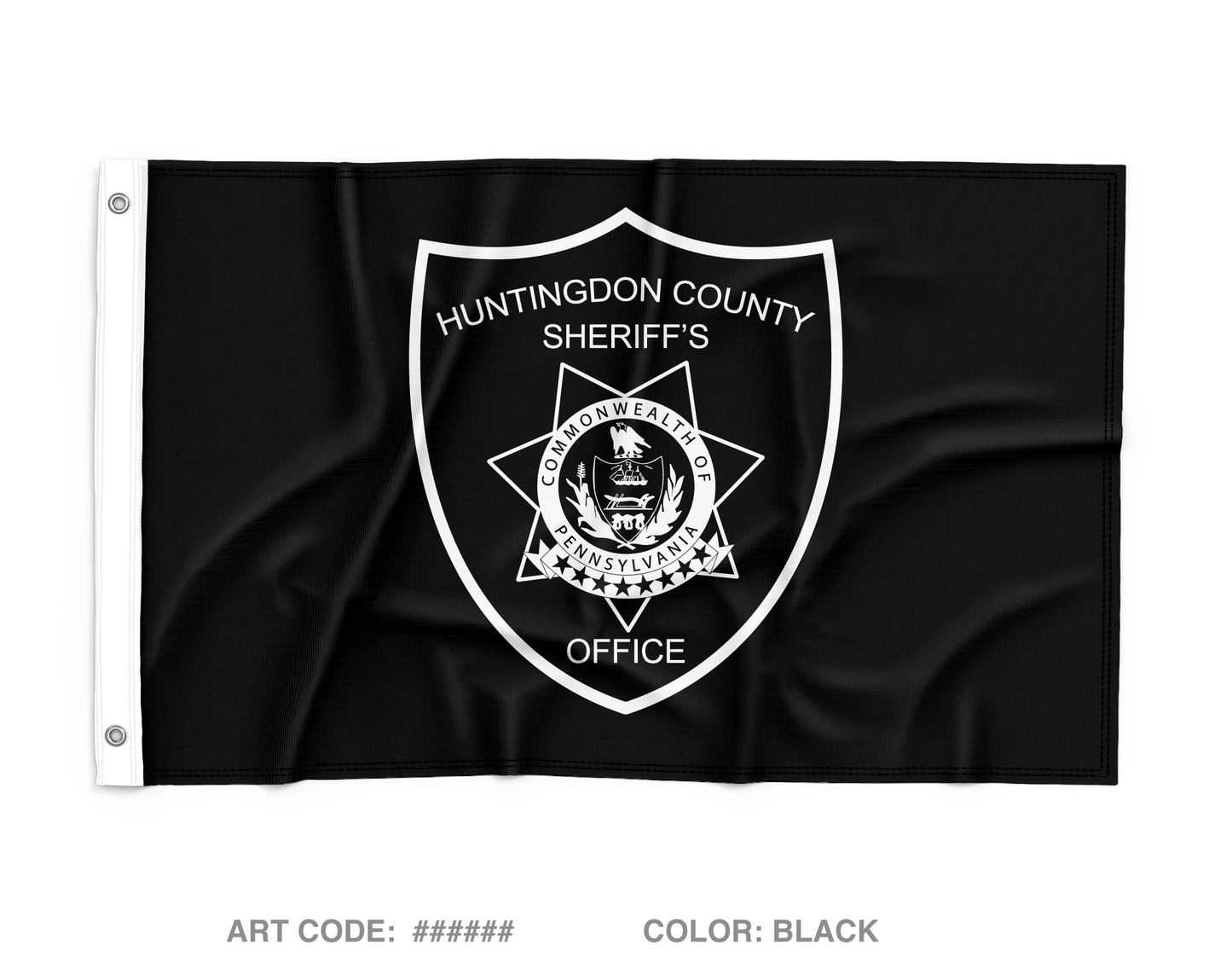 HUNTINGDON COUNTY SHERIFF’S OFFICE Wall Flag - YMb2Js