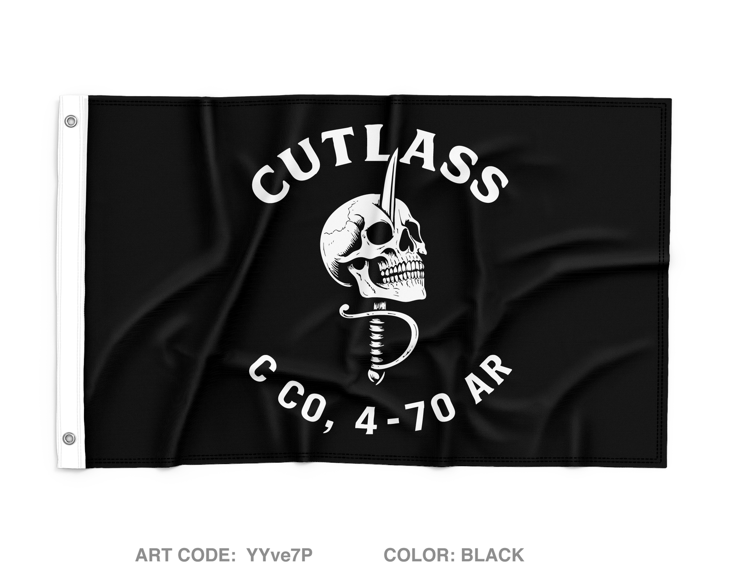 Cutlass Company, 4-70 AR Wall Flag - YYve7P