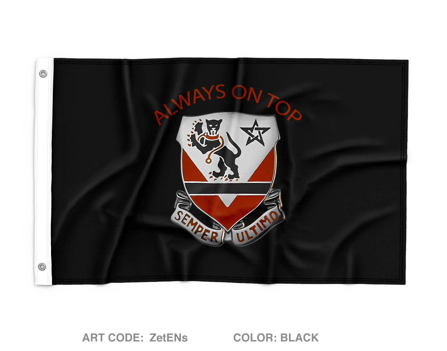 16th Engineer Battalion, 1-1AD Wall Flag - ZetENs