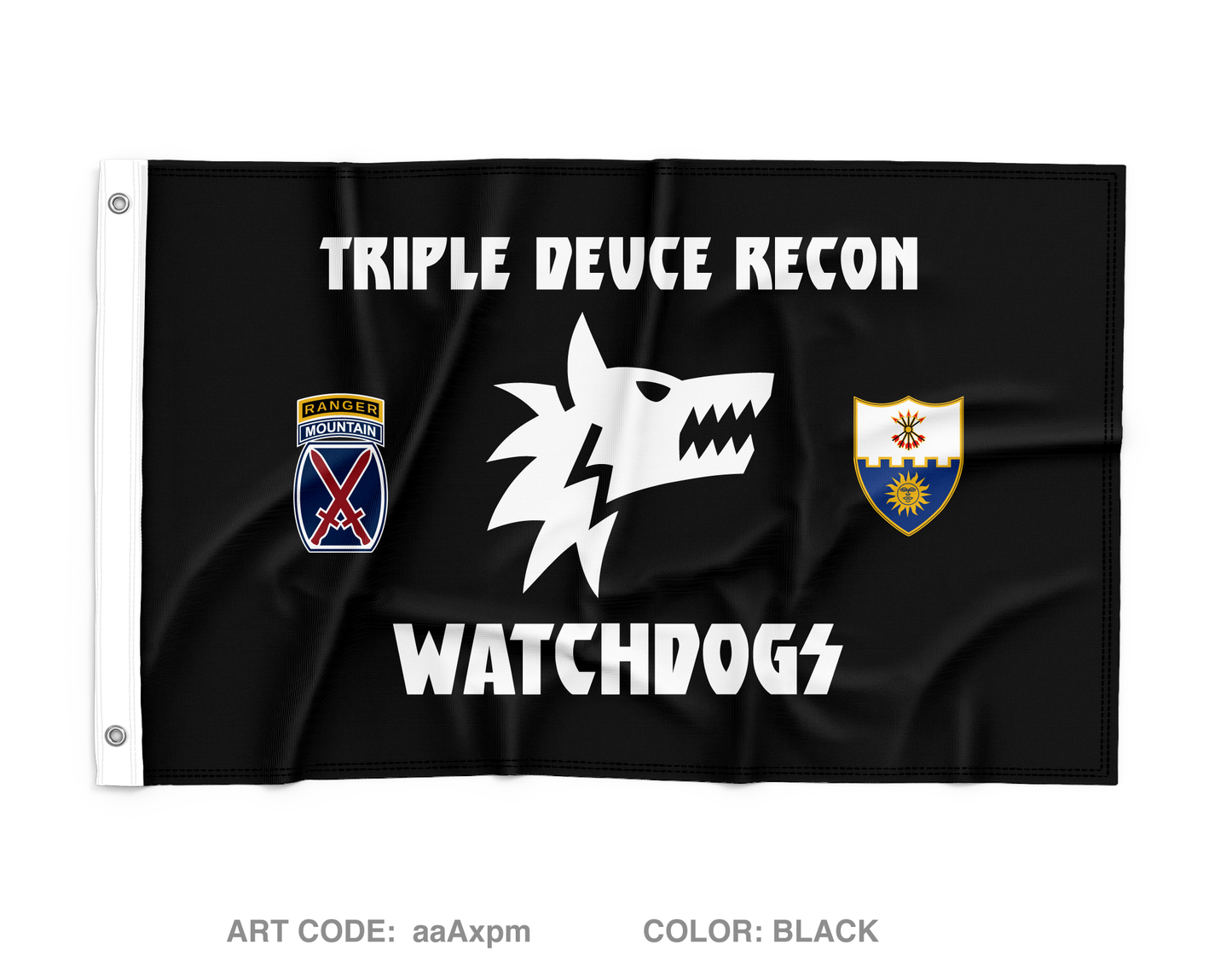 Watchdog Scout Platoon Wall Flag - aaAxpm