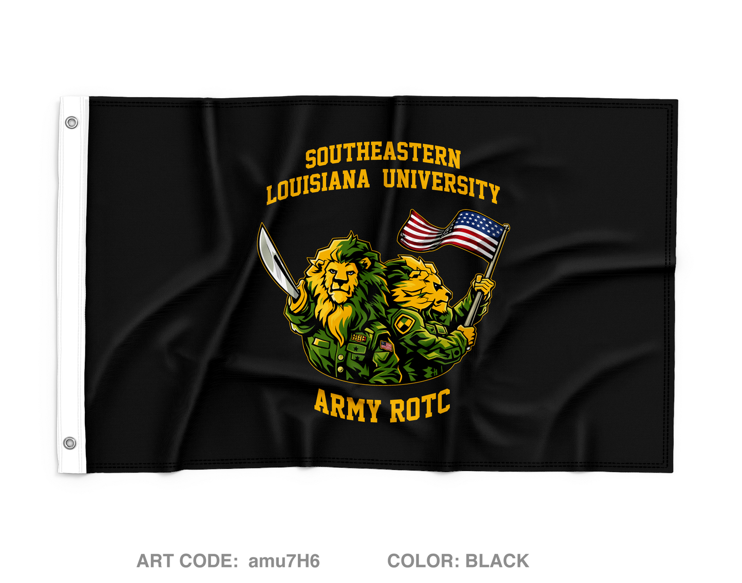 Southeastern Louisiana University ROTC Wall Flag - amu7H6
