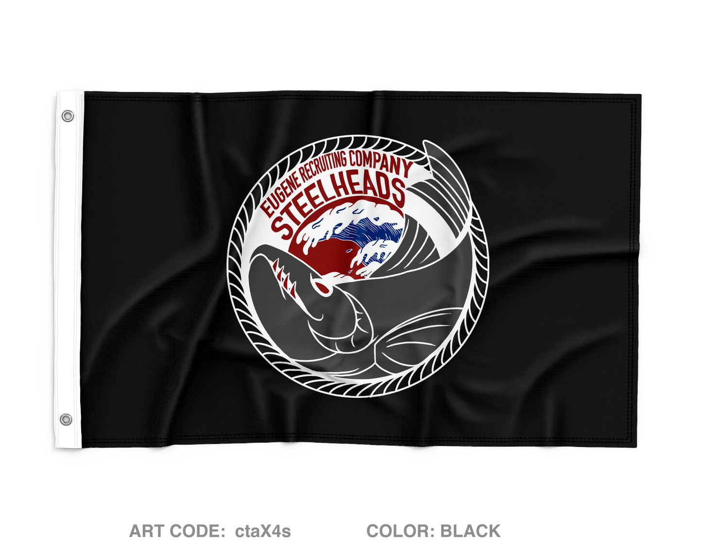 Eugene Recruiting Company Wall Flag - ctaX4s