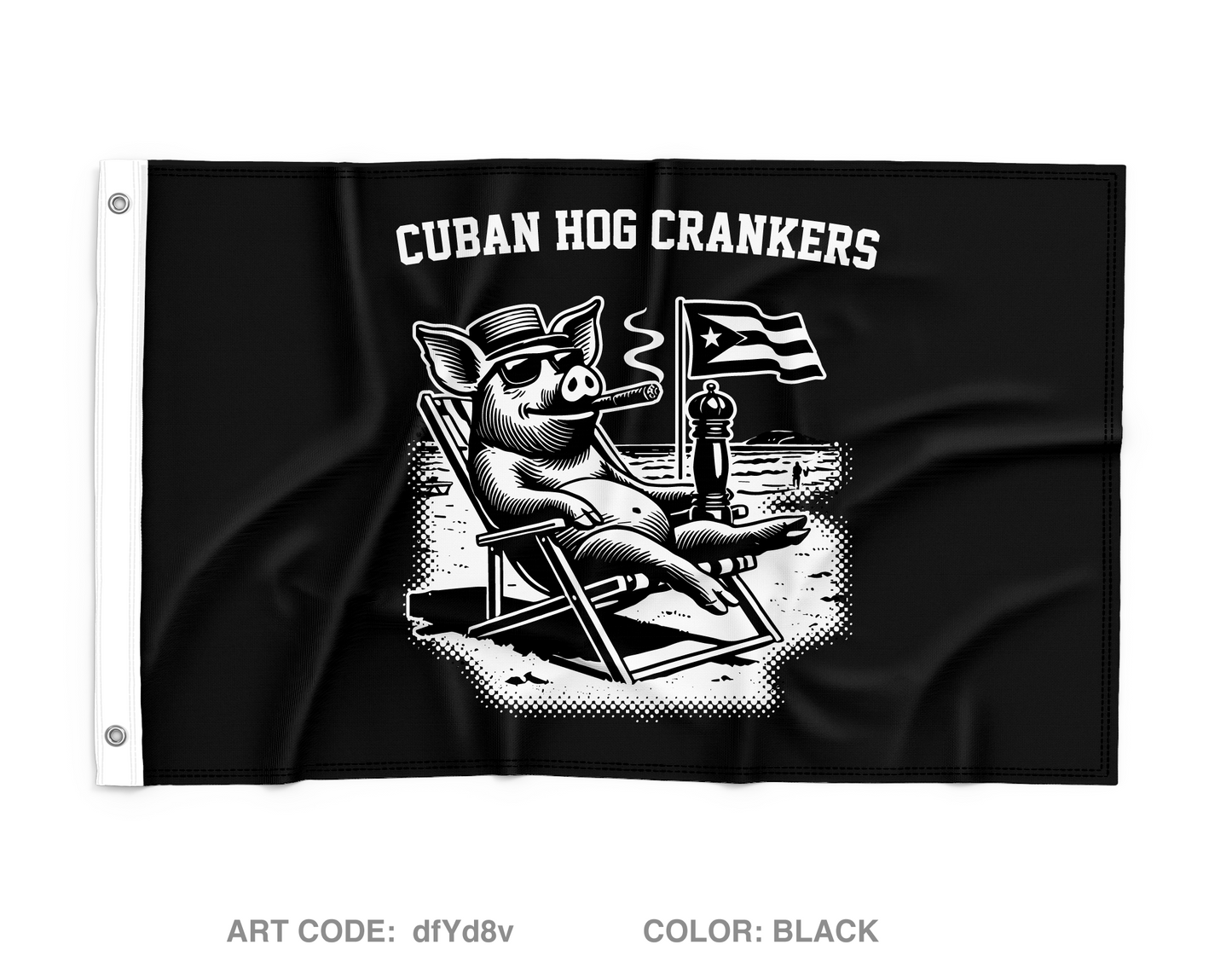Cuban Hog Wall Flag - dfYd8v