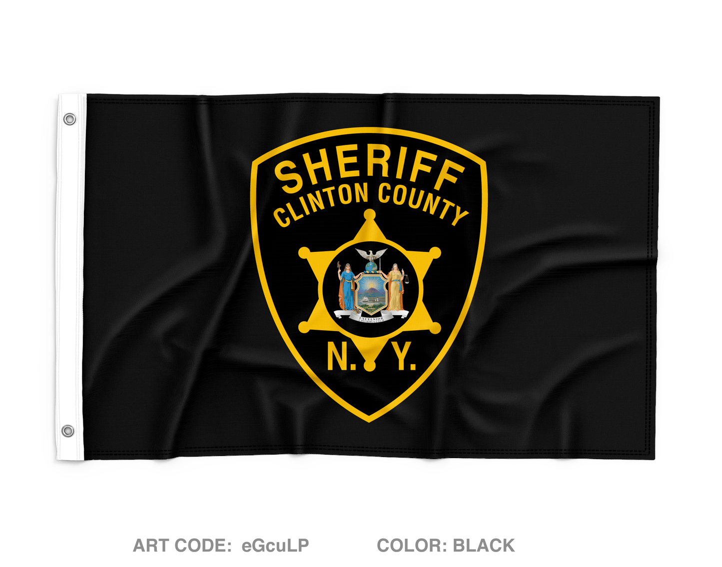Clinton County Sheriffs Office Wall Flag - eGcuLP