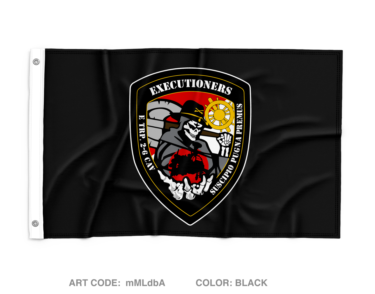 2-6 Cav, Echo Troop (ETRP) Fundarising Collection Wall Flag - mMLdbA
