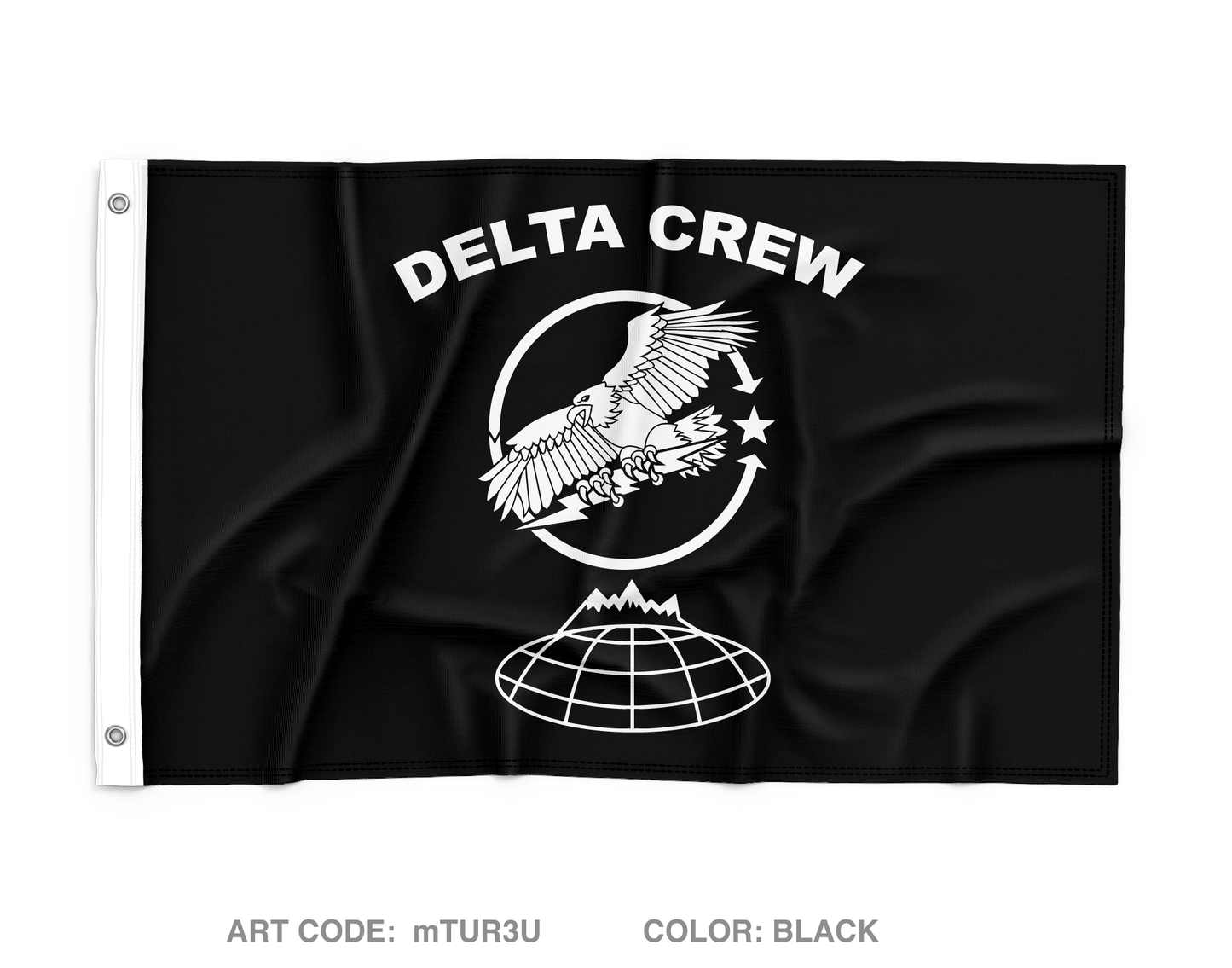 Delta Crew Wall Flag - mTUR3U
