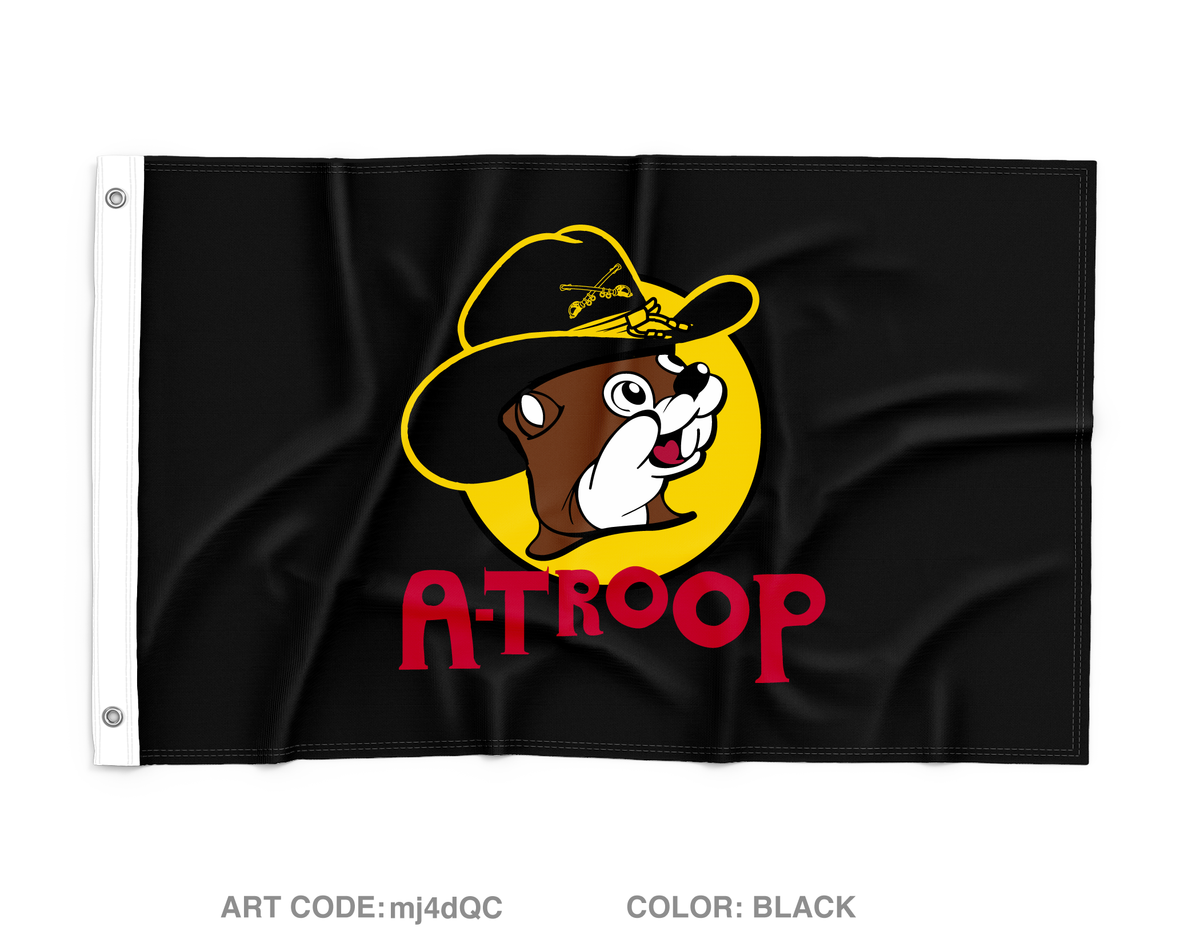 A Troop 1|124th Cavalry Reg Wall Flag - mj4dQC