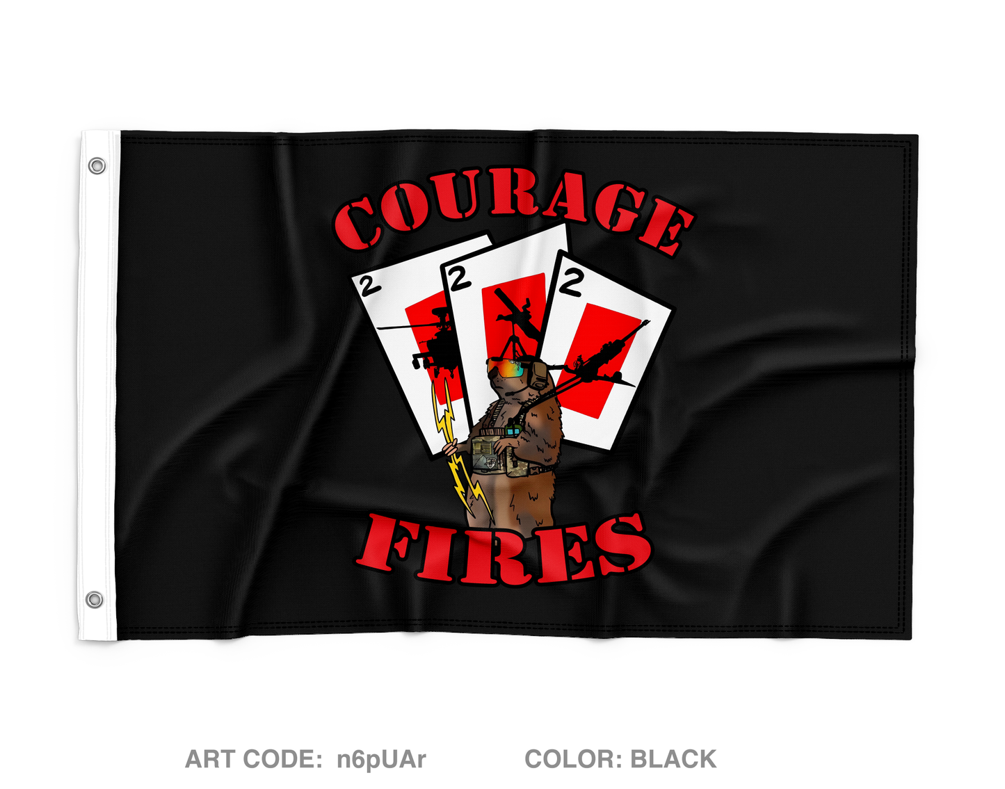 2-22 IN FIST Wall Flag - n6pUAr