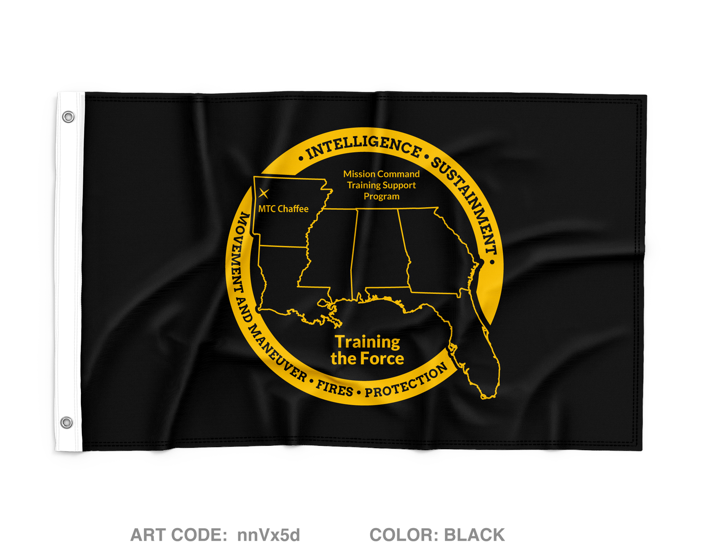 Mission Training Complex - Fort Chaffee Wall Flag - nnVx5d